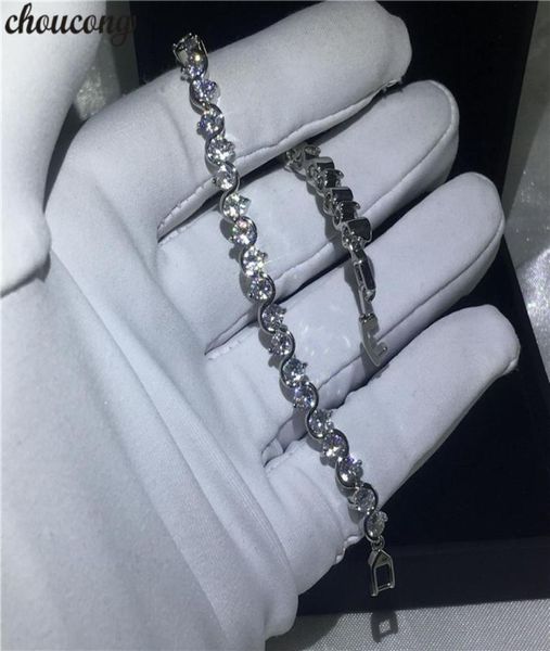 choucong unique female white gold filled bracelet 4mm 5a zircon cz silver colors wedding bracelets for women fashion jewerly4932820, Golden;silver
choucong unique female white gold filled bracelet 4mm 5a zircon cz silver colors wedding bracelets for women fashion jewerly4932820, Golden;silver