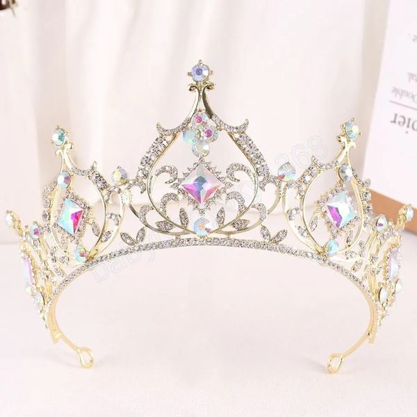 ab crystal tiara crown for women girls wedding party luxury elegant bridal queen hair dress jewelry accessories, Slivery;white
ab crystal tiara crown for women girls wedding party luxury elegant bridal queen hair dress jewelry accessories, Slivery;white