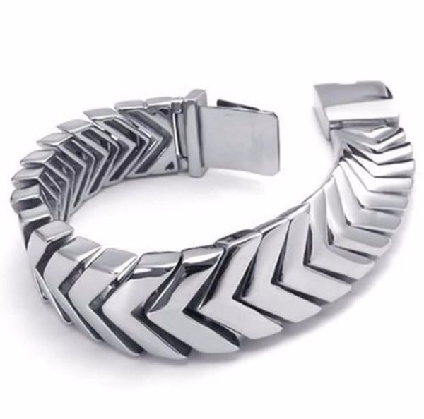 cool mens silver bracelets jewelry heavy wide 316l stainless steel bracelet men biker chain bracelet nb191359138, Black
cool mens silver bracelets jewelry heavy wide 316l stainless steel bracelet men biker chain bracelet nb191359138, Black