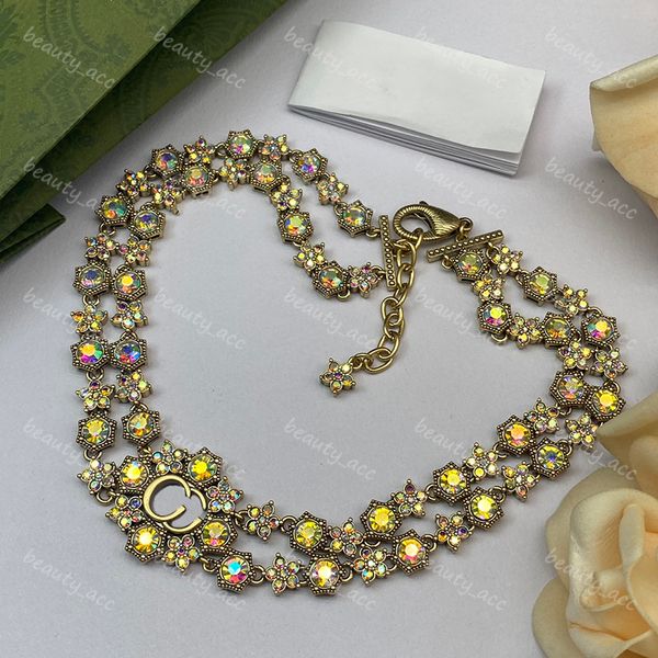 vintage luxury necklace womens designer necklaces charm gem necklace double-deck crystal jewlery designer gold chains bracelets accessories, Black
vintage luxury necklace womens designer necklaces charm gem necklace double-deck crystal jewlery designer gold chains bracelets accessories, Black