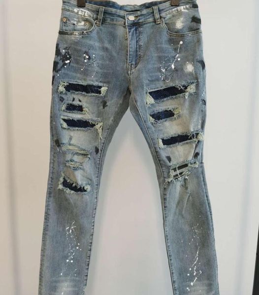 men jeans luxury design pants long skinny blue artificial diamond destroy the quilt ripped hole designer jean mens designers cloth4584630
men jeans luxury design pants long skinny blue artificial diamond destroy the quilt ripped hole designer jean mens designers cloth4584630