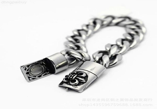 new chrome designer bracelet japanese and jewelry cool men039s fashion women039s titanium steel cast buckle magnet original 3373575, Black
new chrome designer bracelet japanese and jewelry cool men039s fashion women039s titanium steel cast buckle magnet original 3373575, Black
