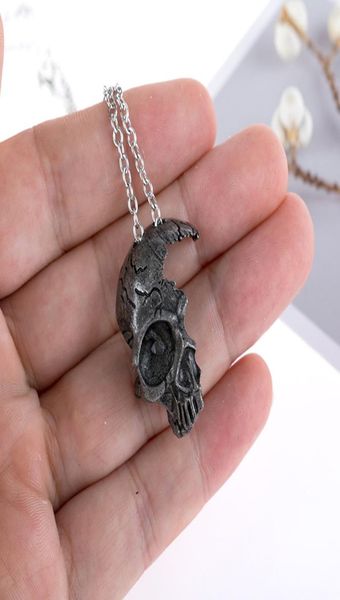 men039s jewelry vintage black brone half face skeleton skull head pendant necklace for xmas gift7340856, Silver
men039s jewelry vintage black brone half face skeleton skull head pendant necklace for xmas gift7340856, Silver