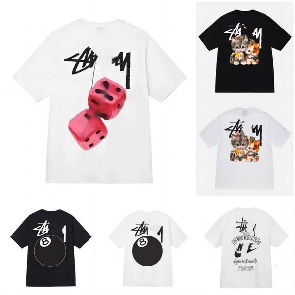 designer luxury fashion brand stussys classic mens and womens t shirt dice pattern printed alphabet summer high street trend q1b, White;black
designer luxury fashion brand stussys classic mens and womens t shirt dice pattern printed alphabet summer high street trend q1b, White;black
