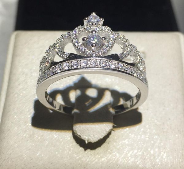 handmade fashion lady crown ring 925 sterling silver diamond cz engagement wedding rings4732214, Slivery;golden
handmade fashion lady crown ring 925 sterling silver diamond cz engagement wedding rings4732214, Slivery;golden
