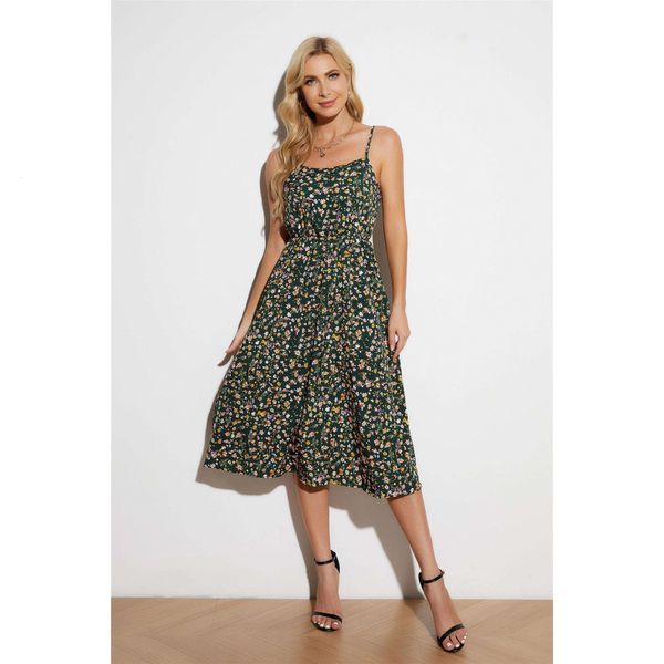 summer printed high waist sling backless dress long, Black;gray
summer printed high waist sling backless dress long, Black;gray