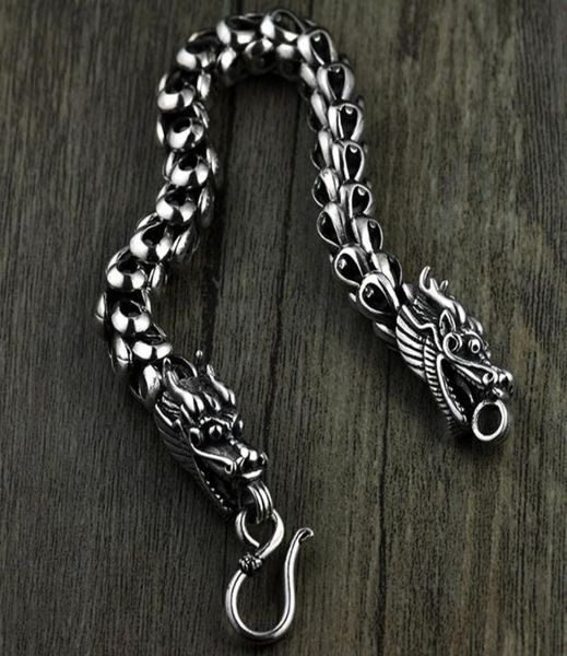 dragon scale bracelet chain real pure 925 sterling silver double heads vintage punk rock retro style men jewelry cx2007064704394, Black
dragon scale bracelet chain real pure 925 sterling silver double heads vintage punk rock retro style men jewelry cx2007064704394, Black