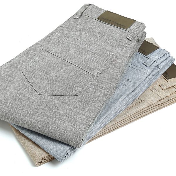 men s pants summer ultra thin casual straight linen long korean version of the slim youth cotton and linen 230715, Black
men s pants summer ultra thin casual straight linen long korean version of the slim youth cotton and linen 230715, Black