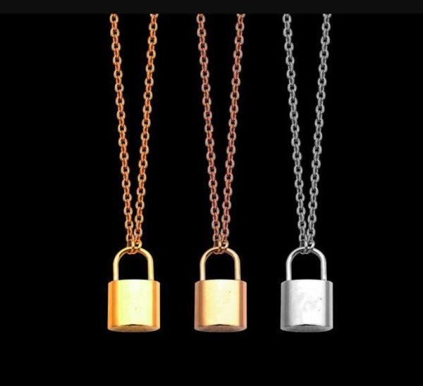 fashion jewelry silver rose gold lock pendant designer necklace 18k gold stainless thin chain women necklaces fashion style7060305
fashion jewelry silver rose gold lock pendant designer necklace 18k gold stainless thin chain women necklaces fashion style7060305