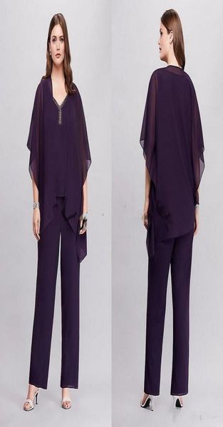 purple three pieces flowy plus size pantsuit with asymmetrical jacket 2018 new custom make mother of the bride groom pant suit gow8530912, Black;red
purple three pieces flowy plus size pantsuit with asymmetrical jacket 2018 new custom make mother of the bride groom pant suit gow8530912, Black;red