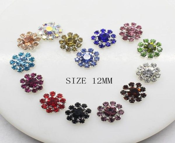 50pcs 12mm mixed colors flower metal rhinestone button wedding embellishment crafting diy hair flower accessory9869378, Black
50pcs 12mm mixed colors flower metal rhinestone button wedding embellishment crafting diy hair flower accessory9869378, Black