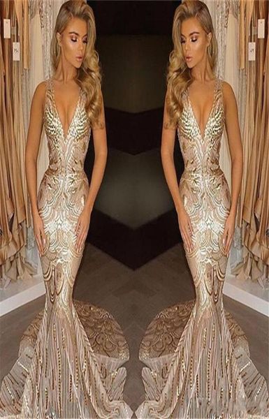 2020 luxury gold sequined mermaid prom dresses deep v neck sweep train long formal plus size special occasion evening party pagean5248198, Black
2020 luxury gold sequined mermaid prom dresses deep v neck sweep train long formal plus size special occasion evening party pagean5248198, Black