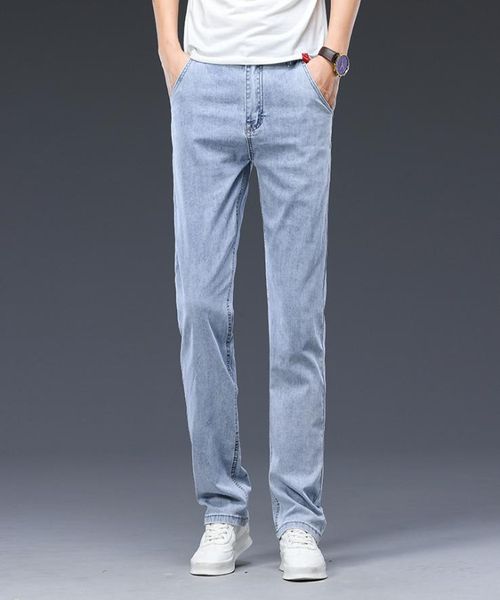 2020 summer autumn new men thin jeans business smart casual stretch loose denim pants blue gray trousers male brand large size9962453
2020 summer autumn new men thin jeans business smart casual stretch loose denim pants blue gray trousers male brand large size9962453