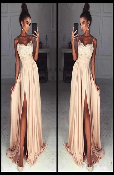 elegant chiffon prom dresses long spaghetti straps lace side split evening party dress custom made bridesmaid dress2813059, Black;red
elegant chiffon prom dresses long spaghetti straps lace side split evening party dress custom made bridesmaid dress2813059, Black;red