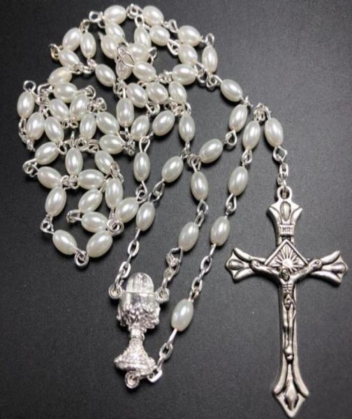 pendant necklaces 10pcsset white 64mm glass pear rosary oval bead catholic rosario cute pearl necklace chalice center49360493786225, Silver
pendant necklaces 10pcsset white 64mm glass pear rosary oval bead catholic rosario cute pearl necklace chalice center49360493786225, Silver