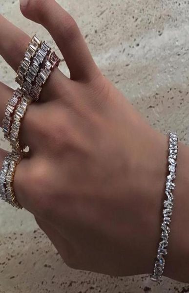 3 colors baguette promise ring diamond 925 sterling silver statement party wedding band ring for women men finger jewelry6229805, Slivery;golden
3 colors baguette promise ring diamond 925 sterling silver statement party wedding band ring for women men finger jewelry6229805, Slivery;golden