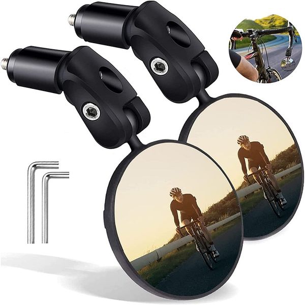 1/2pcs universal bicycle rearview mirror adjustable rotate wide-angle cycling handlebar rear view for mtb road bike accessories
1/2pcs universal bicycle rearview mirror adjustable rotate wide-angle cycling handlebar rear view for mtb road bike accessories