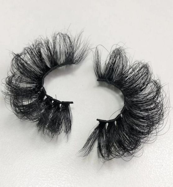 whole mink lash volume false eyelashes dramatic fluffy 25mm long lashes messy reusable cruelty eyelash7679597