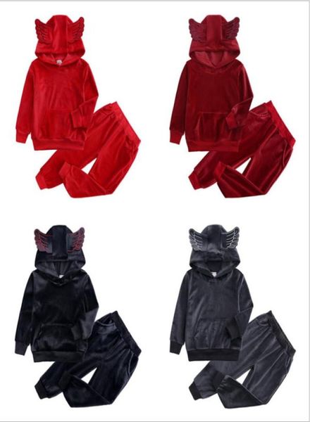 retail kids designer velvet casual sports suit tracksuits 2pcs hoodie clothing sets infant baby boy outfits tracksuit boutiqu8441094, White
retail kids designer velvet casual sports suit tracksuits 2pcs hoodie clothing sets infant baby boy outfits tracksuit boutiqu8441094, White