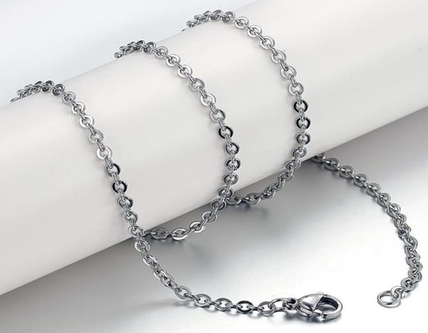 women chain with extended chain stainless steel o link chain necklace fashion jewelry making 45cm 50cm4417777, Silver
women chain with extended chain stainless steel o link chain necklace fashion jewelry making 45cm 50cm4417777, Silver