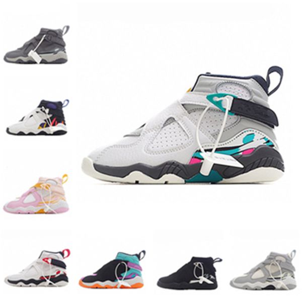 jumpman 8 8s kids children basketball shoes high sports sneaker youth toddler alternate aqua grey boy girls toddler sneakers size 22-35, Black
jumpman 8 8s kids children basketball shoes high sports sneaker youth toddler alternate aqua grey boy girls toddler sneakers size 22-35, Black