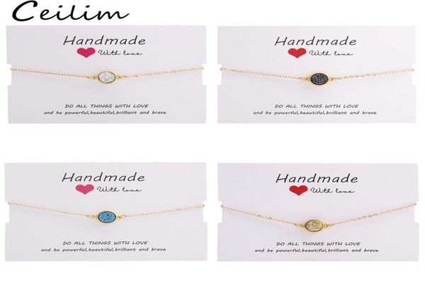 handmade crystal round resin druzy charm bracelet colorful natural stone bracelets bangles for women gold friendship jewelry gift 4058930, Golden;silver
handmade crystal round resin druzy charm bracelet colorful natural stone bracelets bangles for women gold friendship jewelry gift 4058930, Golden;silver