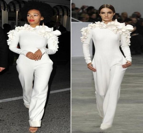 new arrival celebrity dresses white jumpsuit long sleeves high neck with flowers formal party gowns evening dresses custom made6537869, Black;red
new arrival celebrity dresses white jumpsuit long sleeves high neck with flowers formal party gowns evening dresses custom made6537869, Black;red