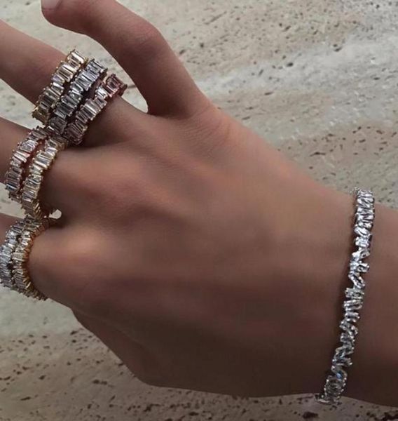 3 colors baguette promise ring diamond 925 sterling silver statement party wedding band ring for women men finger jewelry2330632, Slivery;golden
3 colors baguette promise ring diamond 925 sterling silver statement party wedding band ring for women men finger jewelry2330632, Slivery;golden