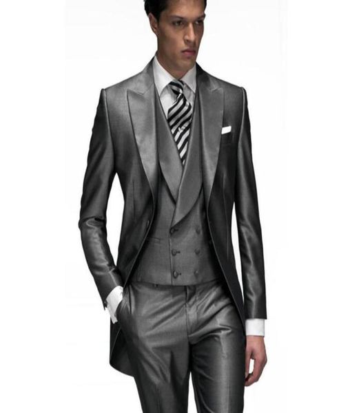 dark grey custom made groom tuxedos groomsmen man men039s wedding suits jacketpantsvest wedding tailcoat suit ew71032016532, Black;gray
dark grey custom made groom tuxedos groomsmen man men039s wedding suits jacketpantsvest wedding tailcoat suit ew71032016532, Black;gray