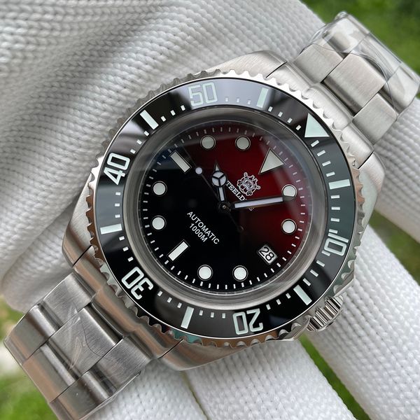 other watches mechanical wristwatch steeldive 1000m waterproof sd1964 big water ghost luxury watch for men super blue luminous diver 230714, Slivery;black
other watches mechanical wristwatch steeldive 1000m waterproof sd1964 big water ghost luxury watch for men super blue luminous diver 230714, Slivery;black