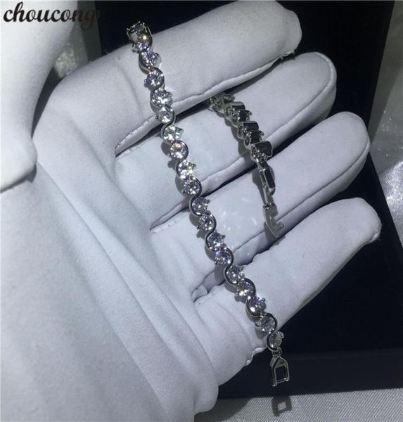 choucong unique female white gold filled bracelet 4mm 5a zircon cz silver colors wedding bracelets for women fashion jewerly7044281, Golden;silver
choucong unique female white gold filled bracelet 4mm 5a zircon cz silver colors wedding bracelets for women fashion jewerly7044281, Golden;silver