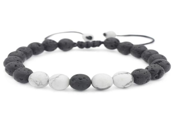 new arrival 8mm lava rock charm bracelets white turquoise natural stone women beaded bracelet bangle for mens adjustable handmade 2098117, Black
new arrival 8mm lava rock charm bracelets white turquoise natural stone women beaded bracelet bangle for mens adjustable handmade 2098117, Black