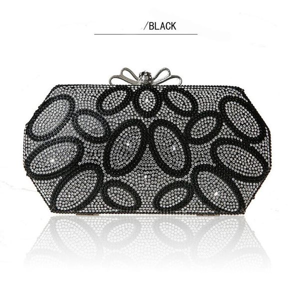 new bow clasp bag fashion rhinestone clutch banquet purse dinner bag bride party prom dress bag1996092, Black
new bow clasp bag fashion rhinestone clutch banquet purse dinner bag bride party prom dress bag1996092, Black