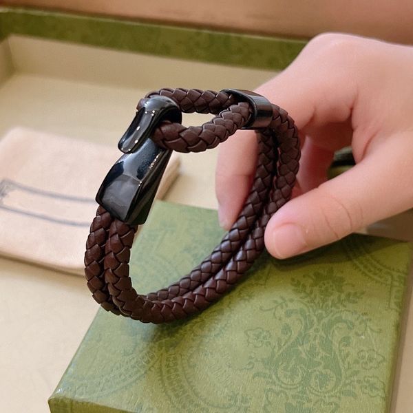 classic bracelet ggsity luxury jewelry brand hard body bracelet, Black