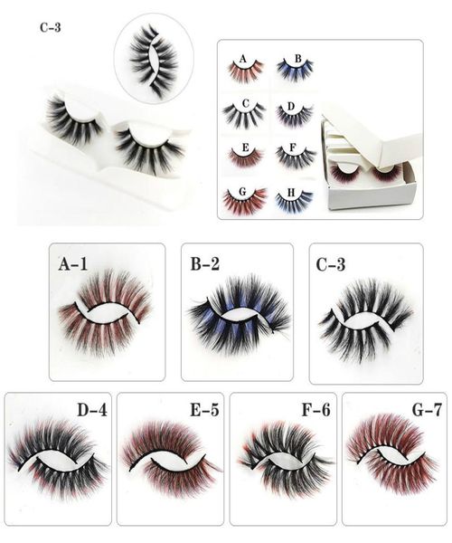 3d false colored eyelashes natural faux mink fluffy eye lash extension makeup cosplay colorful eyelash dhl j0756015100
3d false colored eyelashes natural faux mink fluffy eye lash extension makeup cosplay colorful eyelash dhl j0756015100