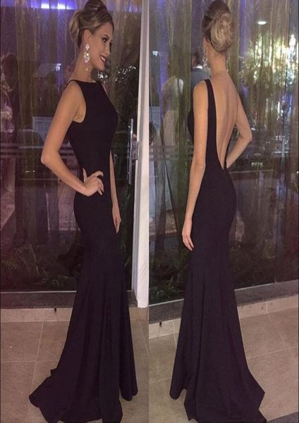 classic long black prom dresses backless jewel neck formal sweep train evening dresses simple women party gowns 1405374
classic long black prom dresses backless jewel neck formal sweep train evening dresses simple women party gowns 1405374