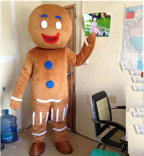gingerbread man mascot costume halloween christmas cartoon character outfits suit advertising leaflets clothings carnival adults outfit, Red;yellow
gingerbread man mascot costume halloween christmas cartoon character outfits suit advertising leaflets clothings carnival adults outfit, Red;yellow