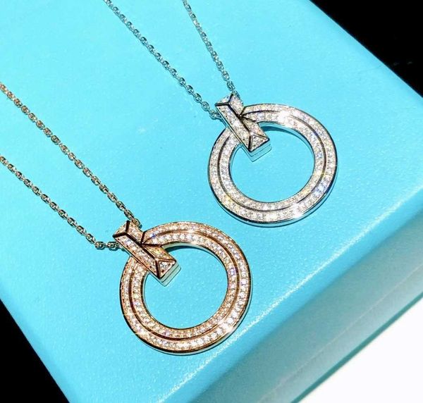 designer new s925 sterling silver t1 round full diamond pendant collar chain pedigree double t cake girl fashion premium necklace
designer new s925 sterling silver t1 round full diamond pendant collar chain pedigree double t cake girl fashion premium necklace