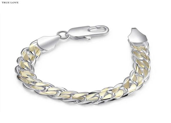 925 sterling silver plated golden figaro chain bracelet 10mmx21cm cool street style fashion men039s jewelry 8890747, Black
925 sterling silver plated golden figaro chain bracelet 10mmx21cm cool street style fashion men039s jewelry 8890747, Black