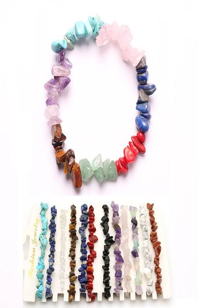 new 7 chakra charm natural stone gravel stone bangle for women men couple healing balance bracelet fashion jewelry gift5798036, Black
new 7 chakra charm natural stone gravel stone bangle for women men couple healing balance bracelet fashion jewelry gift5798036, Black