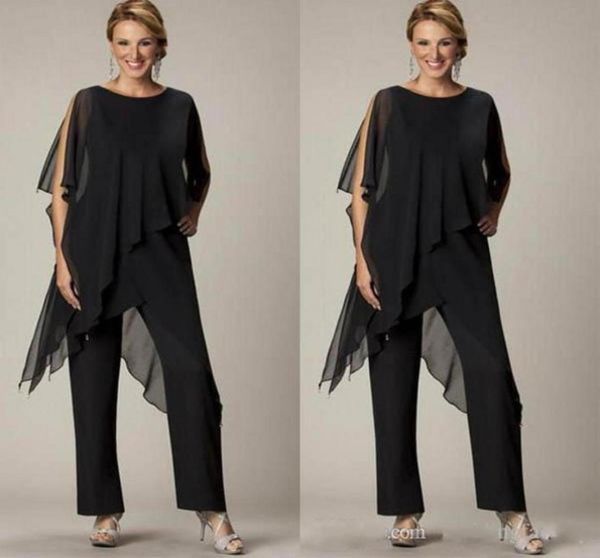 elegant black mother of the bride pant sutis chiffon bateau neck asymmetrical wrap style modest mother039s suit for weddings cu7765689, Black;red
elegant black mother of the bride pant sutis chiffon bateau neck asymmetrical wrap style modest mother039s suit for weddings cu7765689, Black;red