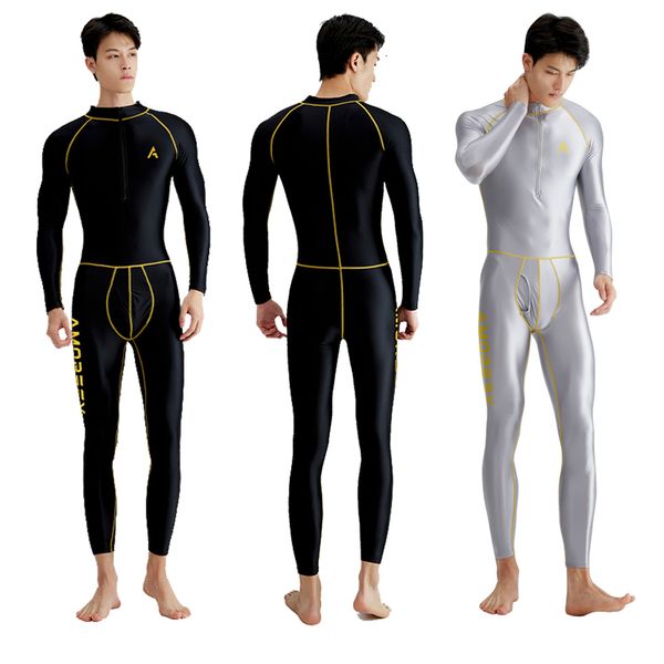 men's swimwear men silky glossy tights front zipper longsleeved trousers yoga sportswear multipurpose bodysuit shinny 230715
men's swimwear men silky glossy tights front zipper longsleeved trousers yoga sportswear multipurpose bodysuit shinny 230715