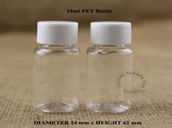 200pcslot whole 15ml pet facial cream lotion bottle plastic emulsion container 12 oz packaging white cap vial mini pot9615731
200pcslot whole 15ml pet facial cream lotion bottle plastic emulsion container 12 oz packaging white cap vial mini pot9615731