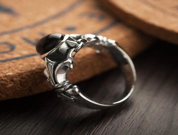 925 sterling silver jewelry faux black agate crusader flower fashionable men ring2840624
925 sterling silver jewelry faux black agate crusader flower fashionable men ring2840624