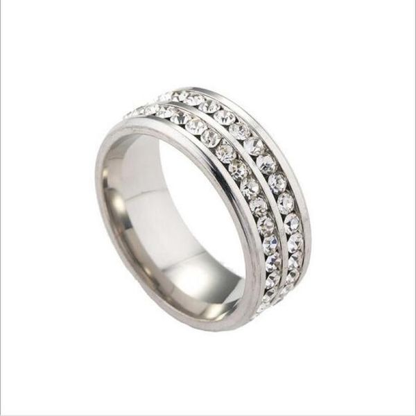 europe and the united states titanium steel diamond ring whole korean jewelry double row drilling point highgrade stainless s6270054, Golden;silver
europe and the united states titanium steel diamond ring whole korean jewelry double row drilling point highgrade stainless s6270054, Golden;silver