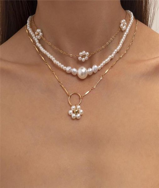 handmade pearl flower pendant necklaces women business party gift clavicle chain copper circle ring beaded necklace jewelry access6761310, Silver
handmade pearl flower pendant necklaces women business party gift clavicle chain copper circle ring beaded necklace jewelry access6761310, Silver