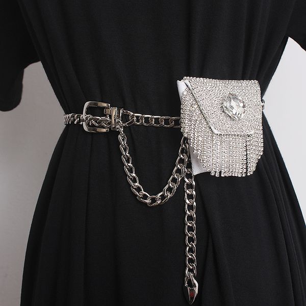 waist bags white black pu leather pack women bling tassel fringe lipstick fanny packs metal chain belt with coin bag 230713
waist bags white black pu leather pack women bling tassel fringe lipstick fanny packs metal chain belt with coin bag 230713