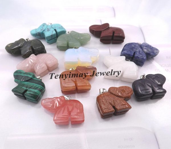 semiprecious stone elephant pendant for necklace real natural stone pendant 24pcslot whole9644374, Bronze;silver
semiprecious stone elephant pendant for necklace real natural stone pendant 24pcslot whole9644374, Bronze;silver