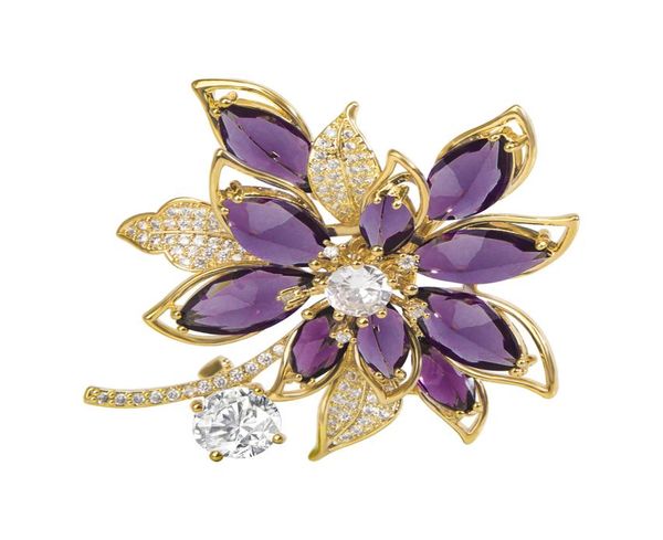 classic amethyst petals micro diamond zircon brooches for women luxury corsage pin suit clothing jewelry accessories9604757, Gray
classic amethyst petals micro diamond zircon brooches for women luxury corsage pin suit clothing jewelry accessories9604757, Gray