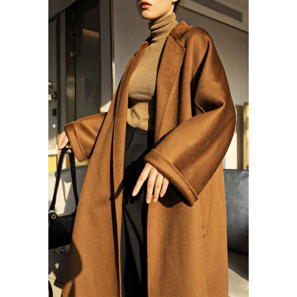 water ripple women trench coats max designer coat double sided wool jacket long windbreaker womens woolen manuela coat oversize, Black
water ripple women trench coats max designer coat double sided wool jacket long windbreaker womens woolen manuela coat oversize, Black